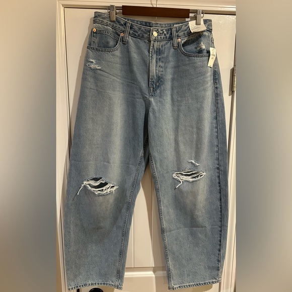 Gap Barrel Curvy High Rise Jean - 12 Short NWT - Picture 5 of 15